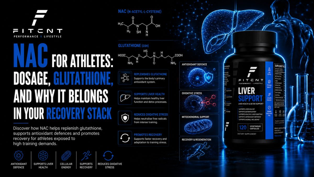 NAC for Athletes: Dosage, Glutathione, and Why It Belongs in Your Recovery Stack