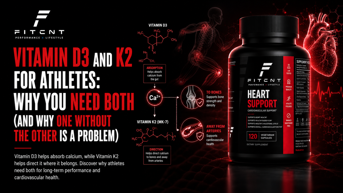 Vitamin D3 and K2 for Athletes: Why You Need Both (And Why One Without the Other Is a Problem)
