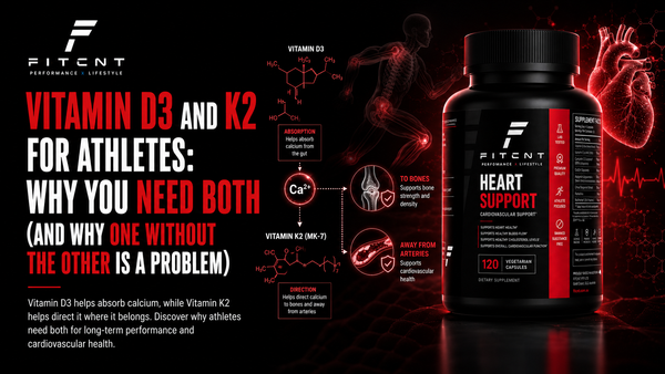 Vitamin D3 and K2 for Athletes: Why You Need Both (And Why One Without the Other Is a Problem)